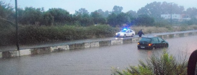 Προβλήματα από την σφοδρή κακοκαιρία στη δυτική Κρήτη – ΦΩΤΟ