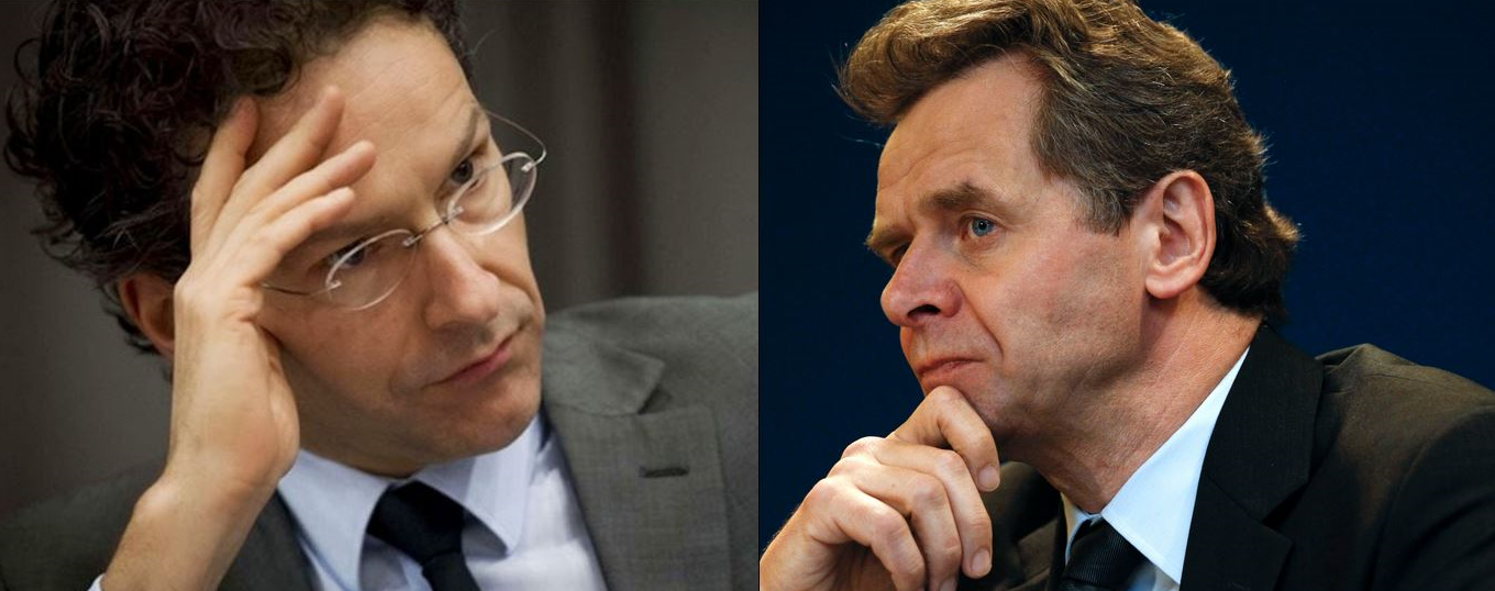 Στα… μαχαίρια Ντάισελμπλουμ – Τόμσεν για το ελληνικό χρέος