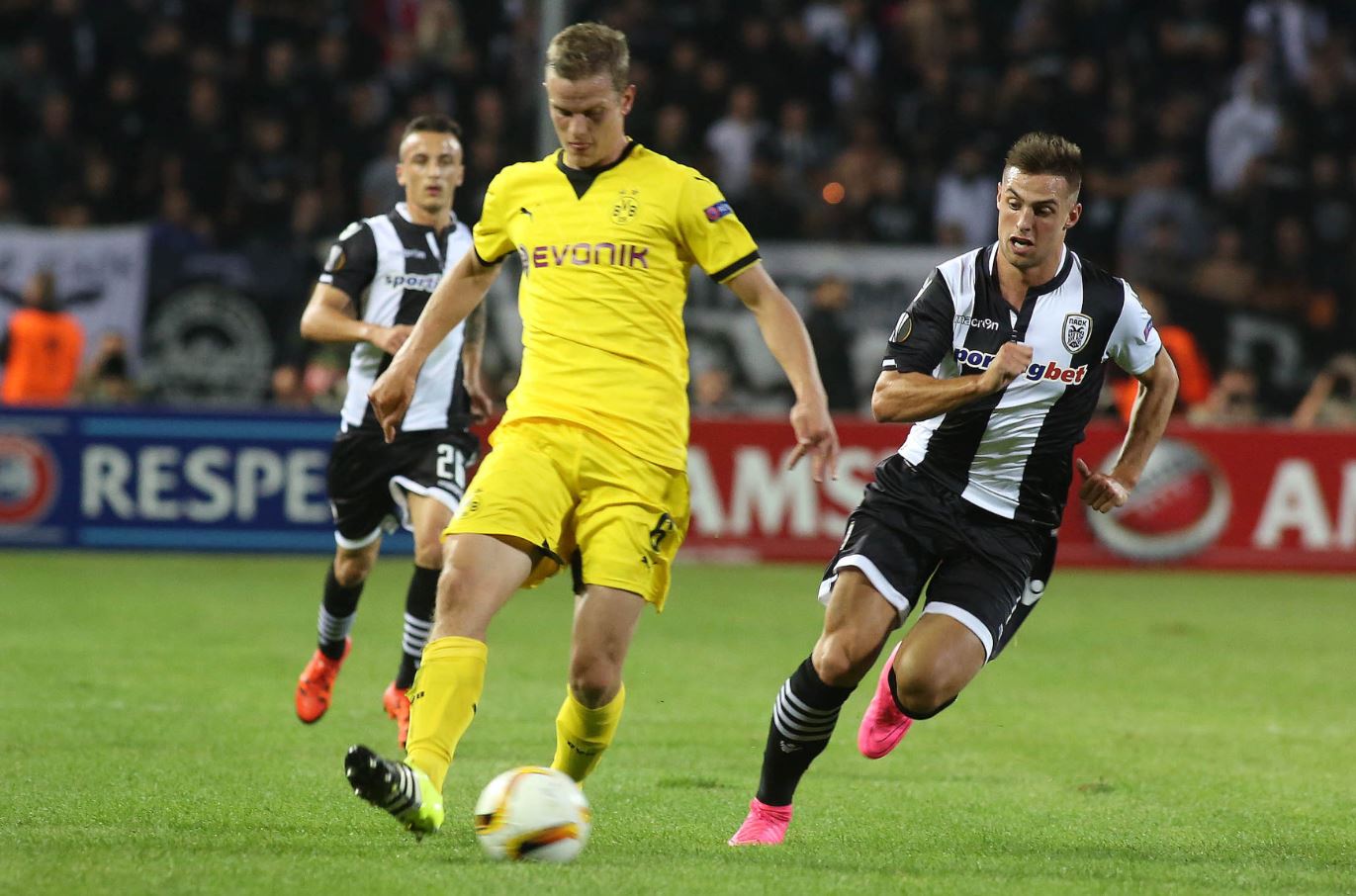 Live: ΠΑΟΚ – Ντόρτμουντ 1-1 (72′)