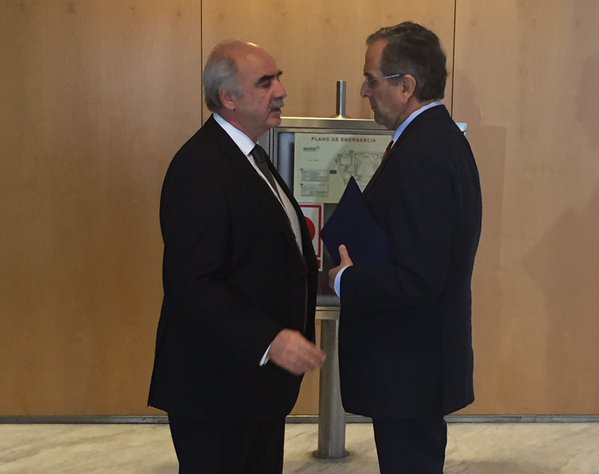 Το τετ α τετ Μεϊμαράκη – Σαμαρά στη Μαδρίτη – ΦΩΤΟ