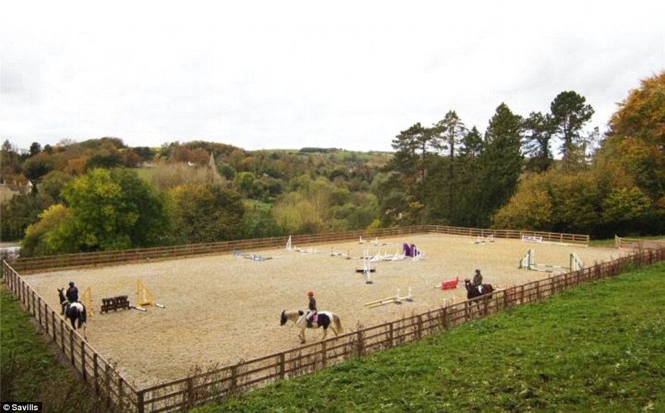 Perfect for animal-lovers: There's also a stables and a large manège on the estate for the family to take lessons