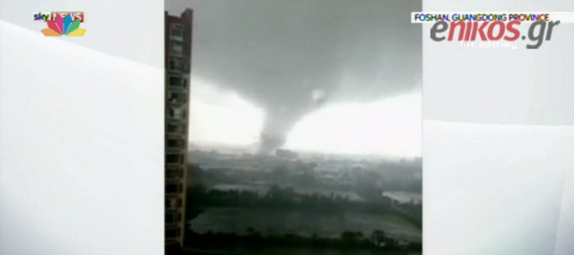 Ένας ανεμοστρόβιλος βγαλμένος από… θρίλερ – ΒΙΝΤΕΟ