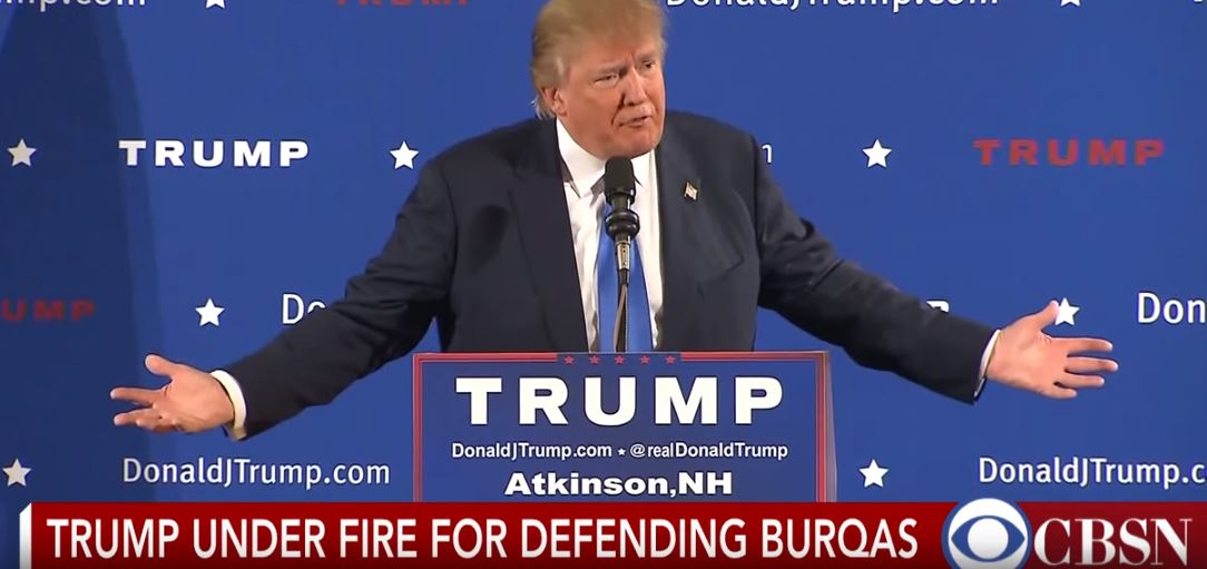 Σοκάρει ο Τραμπ: Καλύτερη η μπούργκα γιατί γλιτώνει από το μεικ απ – ΒΙΝΤΕΟ