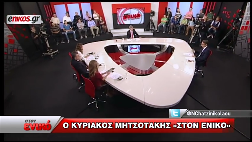 Ο Κυριάκος Μητσοτάκης «στον ενικό» με τον Νίκο Χατζηνικολάου