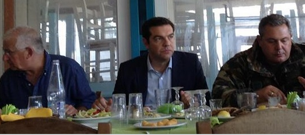 Τι έφαγαν Τσίπρας – Καμμένος στη Σκόπελο – ΦΩΤΟ