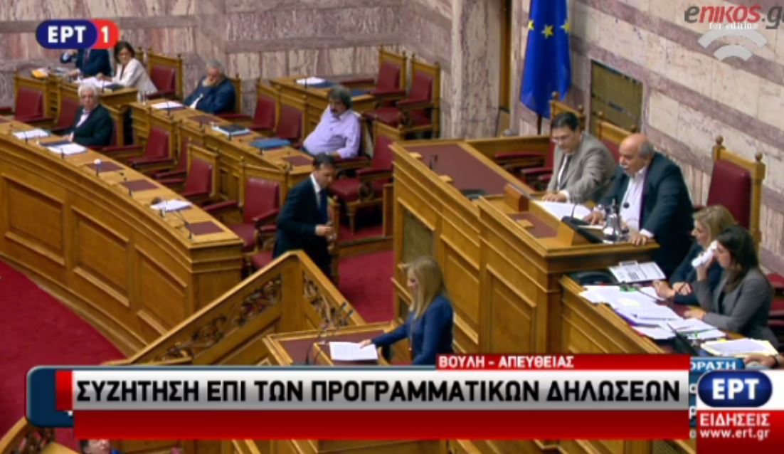 Το “ατύχημα” της Γεννηματά στη βουλή – ΒΙΝΤΕΟ