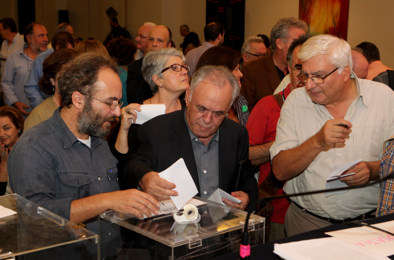 Δραγασάκης, Τσακαλώτος και Μπαλτάς στην Πολιτική Γραμματεία του ΣΥΡΙΖΑ