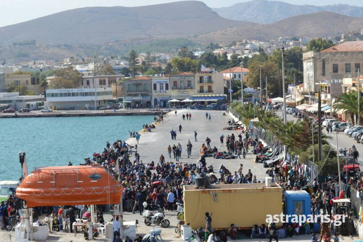 Ανησυχία στη Χίο για την αυξημένη ροή των προσφύγων – ΦΩΤΟ