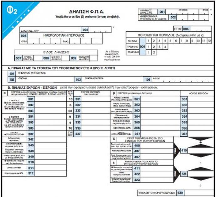 Παράταση στην υποβολή δηλώσεων ΦΠΑ