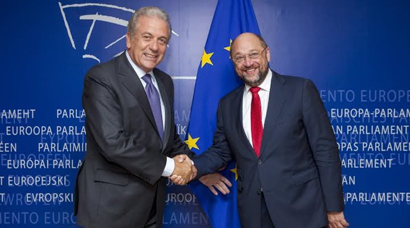 Στη Μυτιλήνη Σουλτς και Αβραμόπουλος την Παρασκευή