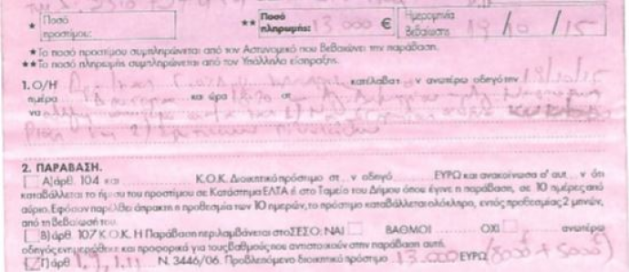 Πρόστιμο 14.000 ευρώ σε έμπορο ΙΧ που κινούνταν με πινακίδες «ΔΟΚ»!