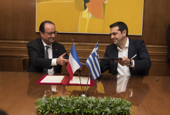 Αυτή είναι η διακήρυξη που υπέγραψαν Ολάντ και Τσίπρας