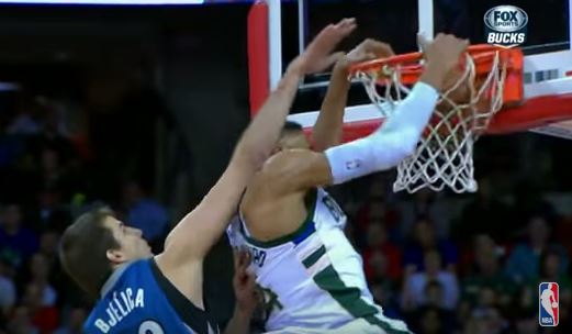 Από άλλο πλανήτη… το κάρφωμα του Αντετοκούμπο- ΒΙΝΤΕΟ