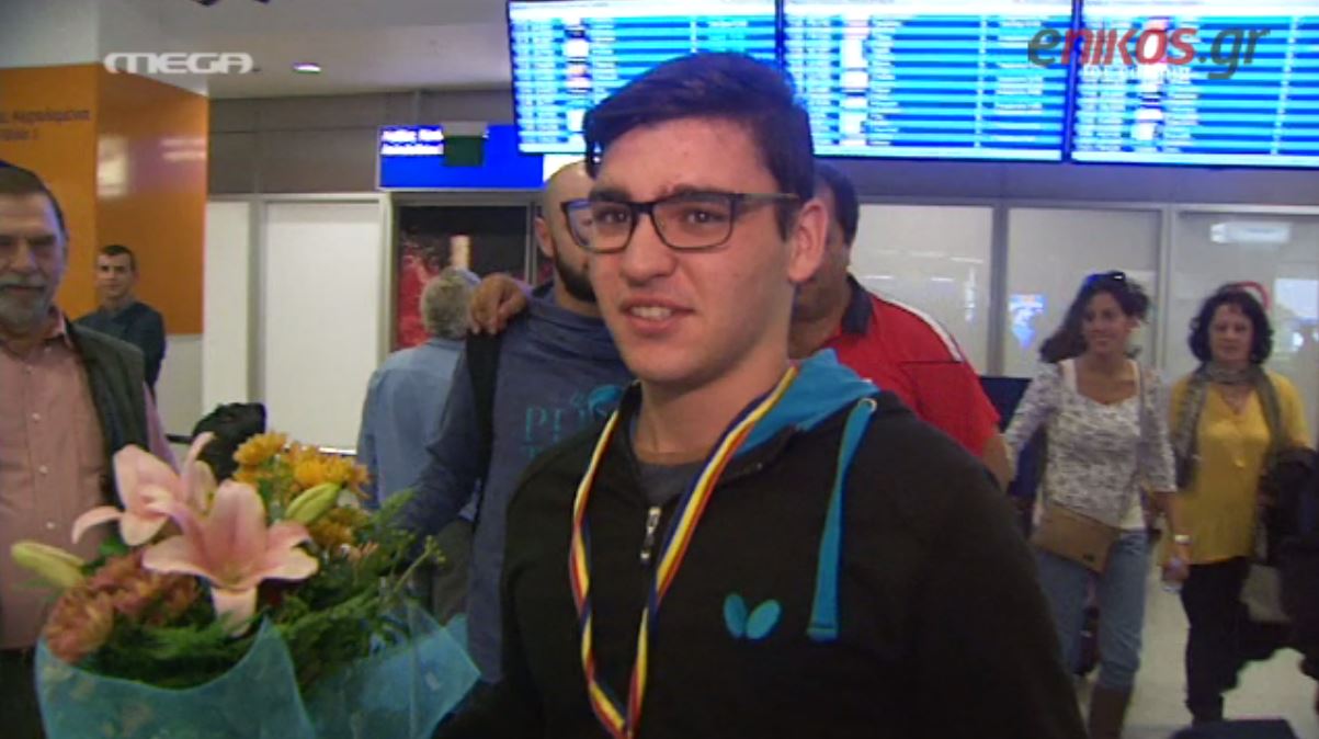 Τρίτος στην Ευρώπη ο 15χρονος Γιάννης Σγουρόπουλος στο Πινγκ Πονγκ – ΒΙΝΤΕΟ