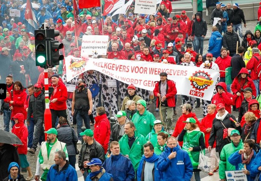 100.000 διαδήλωσαν στις Βρυξέλλες ενάντια στη λιτότητα – ΒΙΝΤΕΟ