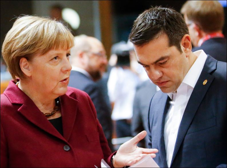 Τετ α τετ Τσίπρα – Μέρκελ στη Σύνοδο για το προσφυγικό – ΦΩΤΟ