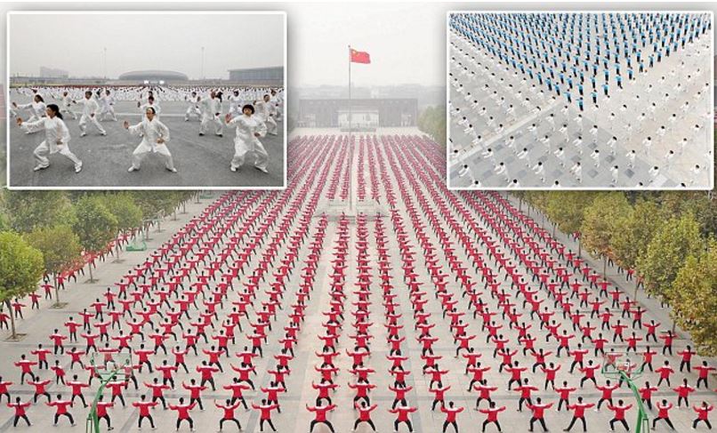 Κίνα – 50.000 άνθρωποι πήραν μέρος σε εντυπωσιακή επίδειξη – ΒΙΝΤΕΟ