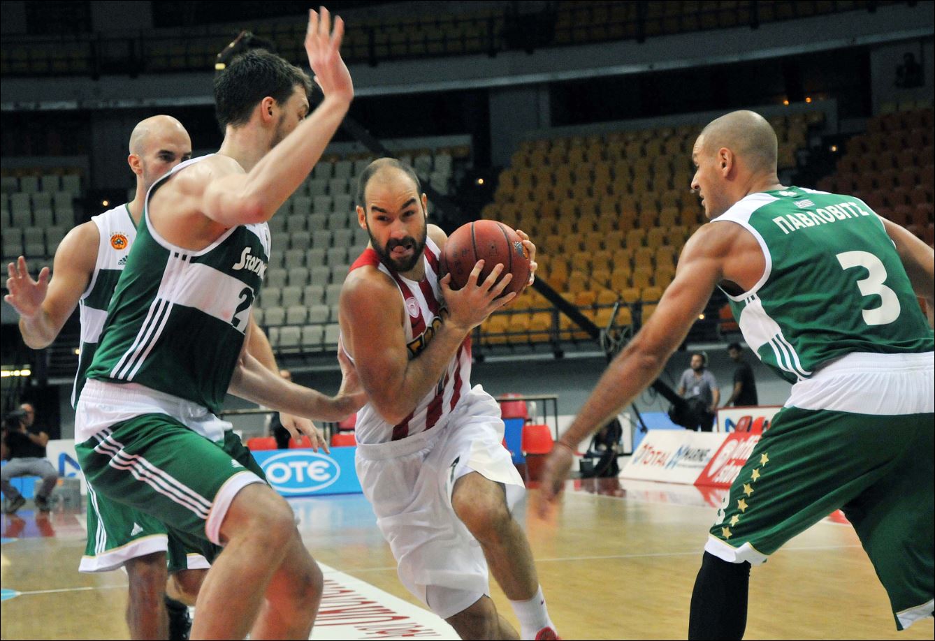 Παναθηναϊκός – Ολυμπιακός 18-32 (10′)