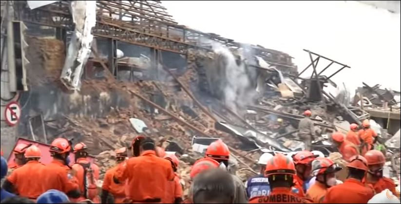 Ισχυρή έκρηξη με τραυματίες στο Ρίο – ΒΙΝΤΕΟ