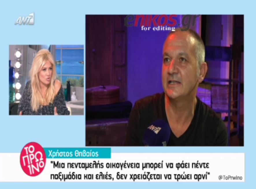 Αντιδράσεις στο “Πρωινό” με τις δηλώσεις του Θηβαίου – ΒΙΝΤΕΟ