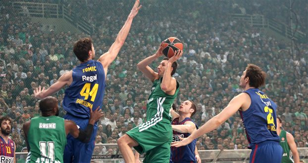 Μπαρτσελόνα – Παναθηναϊκός 55-43 (30′)