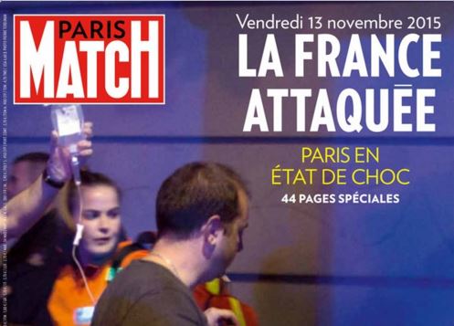 Το εξώφυλλο του Paris Match για την επίθεση – ΦΩΤΟ