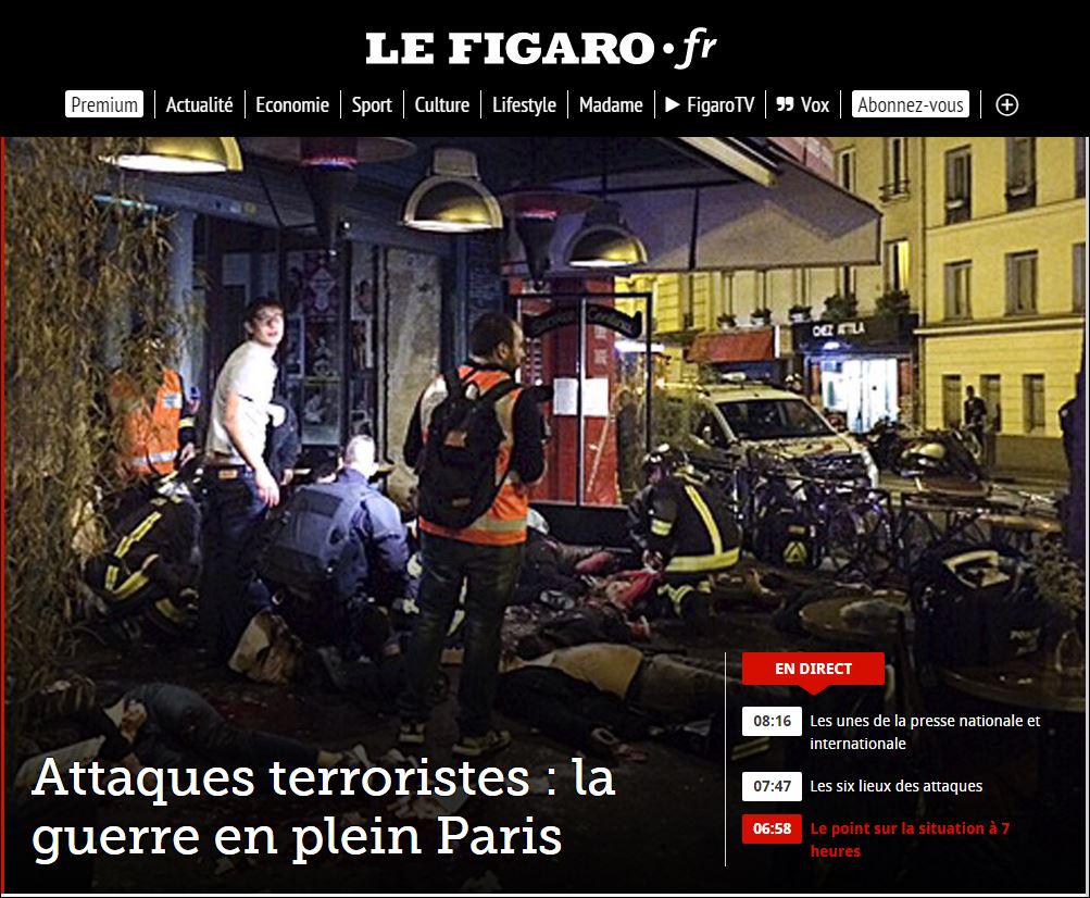Γαλλικός Τύπος: Πόλεμος στο Παρίσι