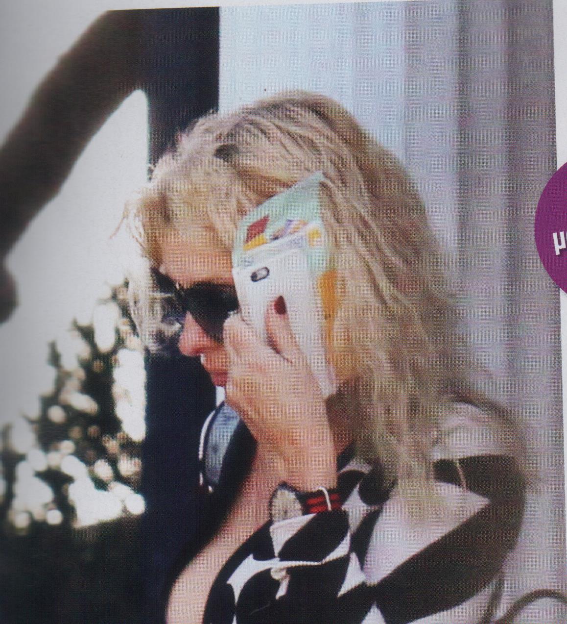 Χωρίς ίχνος μακιγιάζ η Μενεγάκη – ΦΩΤΟ