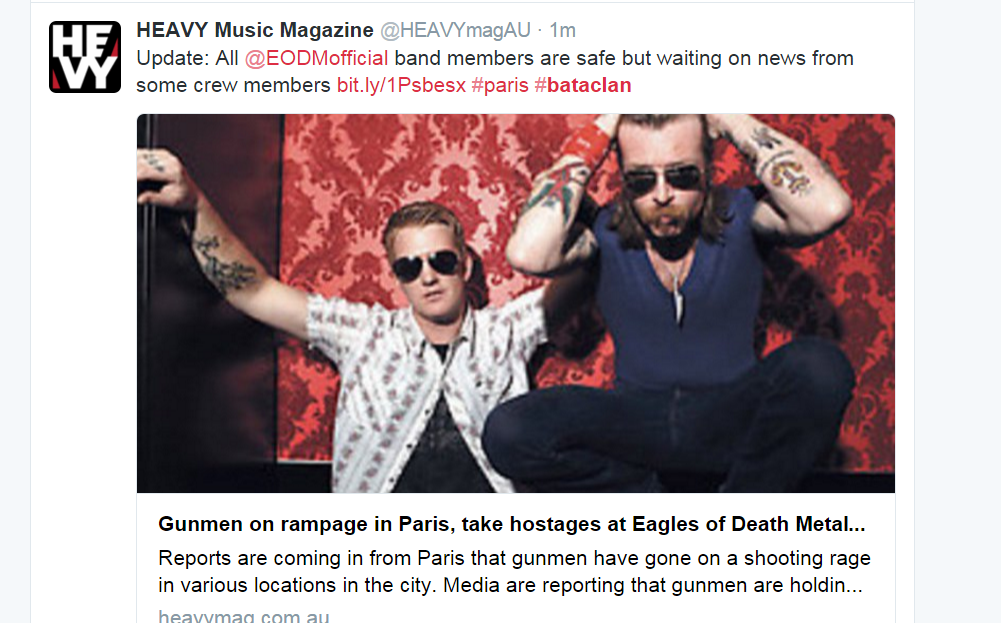 “Έτσι γλυτώσαμε από την κόλαση του Μπατακλάν” λένε τα μέλη της μπάντας