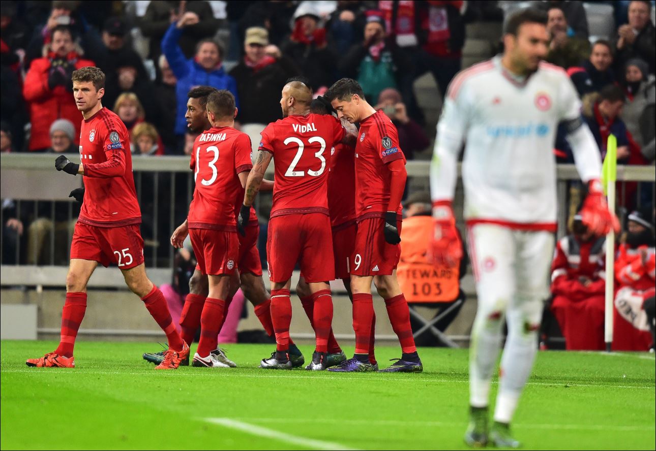 Μπάγερν – Ολυμπιακός 4-0 (ΤΕΛΙΚΟ)