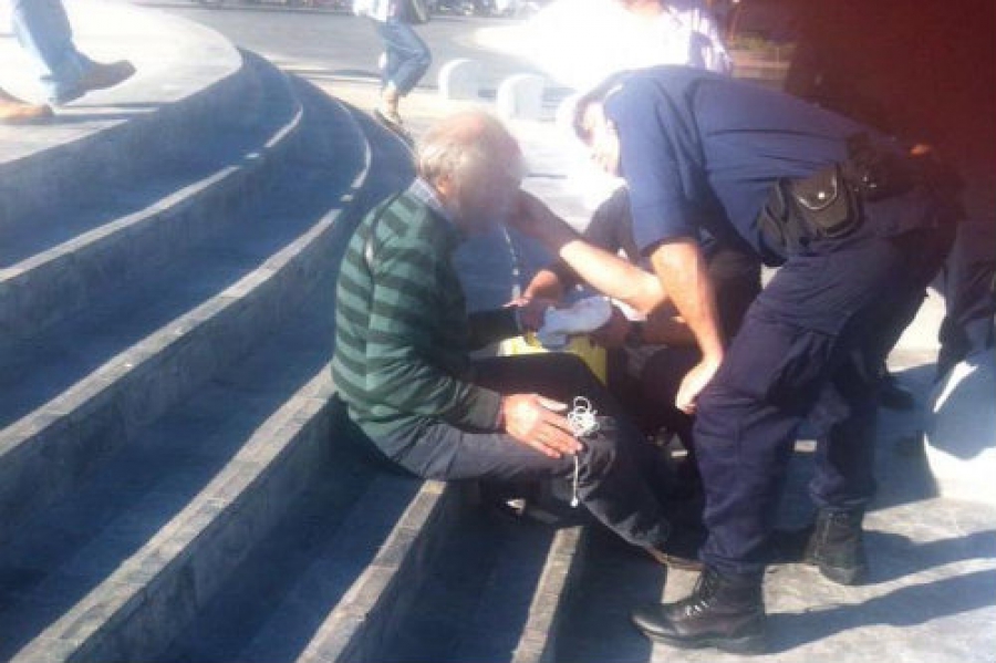 Γλίτωσε από θαύμα ηλικιωμένος στο Ηράκλειο Κρήτης