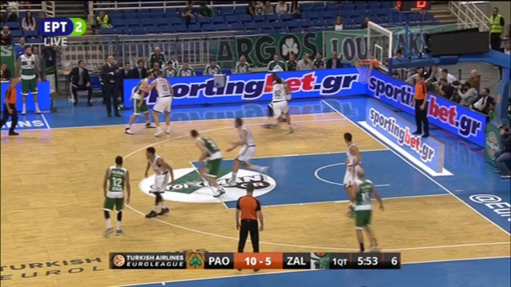 Παναθηναϊκός – Ζαλγκίρις 27-13 (10′)