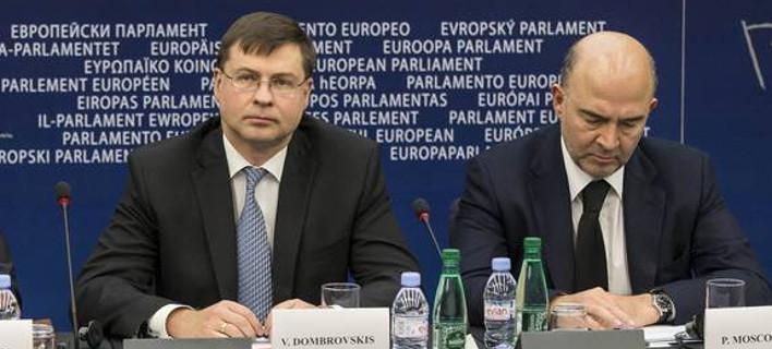 Ντομπρόβσκις και Μοσκοβισί βλέπουν… ανάκαμψη στην Ευρωζώνη