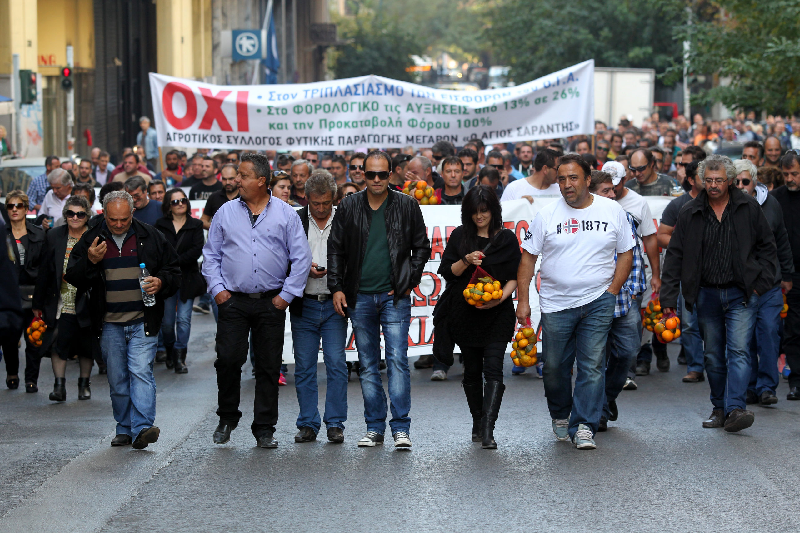 3.500 αγρότες στην πλατεία Συντάγματος