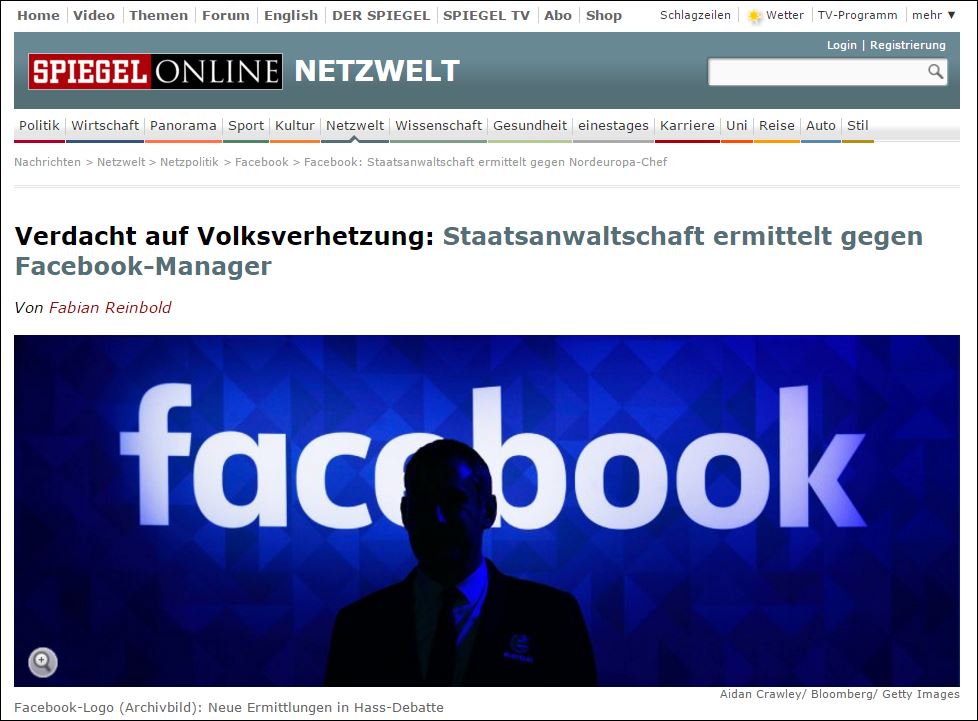 Εισαγγελική έρευνα σε βάρος του Facebook για “βοήθεια σε υποκίνηση μίσους”