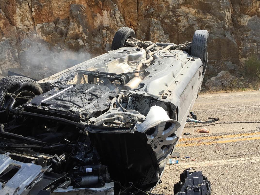 Ανατροπή αυτοκινήτου στην Αντιρρίου – Ιωαννίνων – ΦΩΤΟ