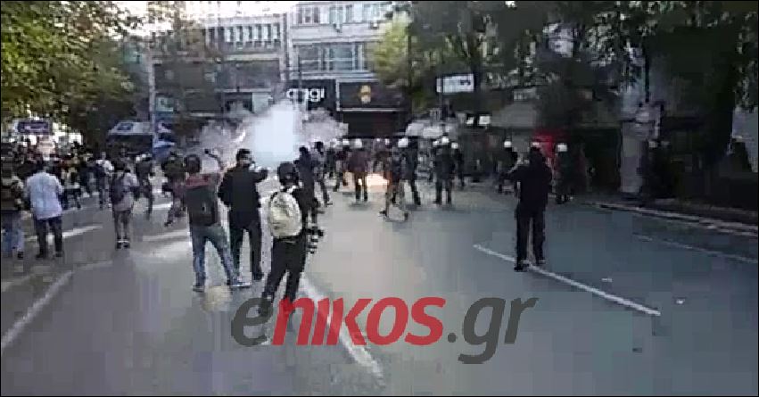 ΒΙΝΤΕΟ από τα επεισόδια στην Ομόνοια