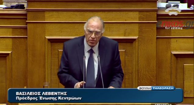 Οικουμενική κυβέρνηση ζήτησε ο Λεβέντης – ΒΙΝΤΕΟ