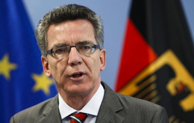 Ντε Μεζιέρ: Πραγματικά σοβαρή η απειλή για την Ευρώπη και τη Γερμανία