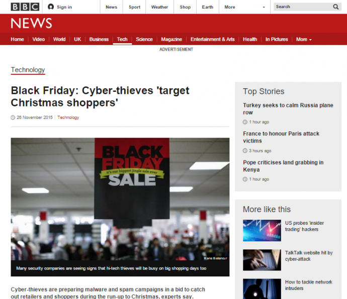 BBC: Κυβερνοεγκληματίες ετοιμάζουν “εκστρατείες” μέσα στα Χριστούγεννα