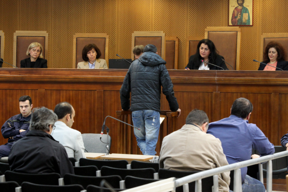 Για τις 2 Δεκεμβρίου διακόπηκε η δίκη της Χρυσής Αυγής