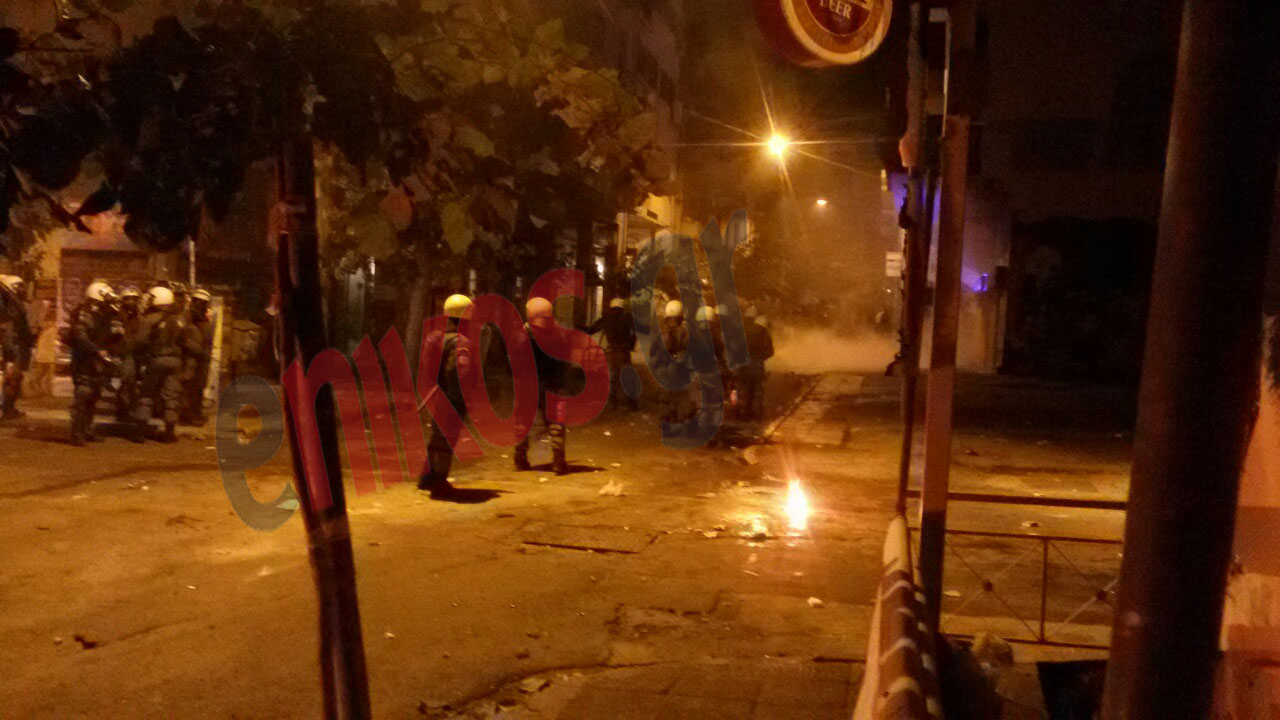 Επεισόδια στη Σόλωνος – ΦΩΤΟ