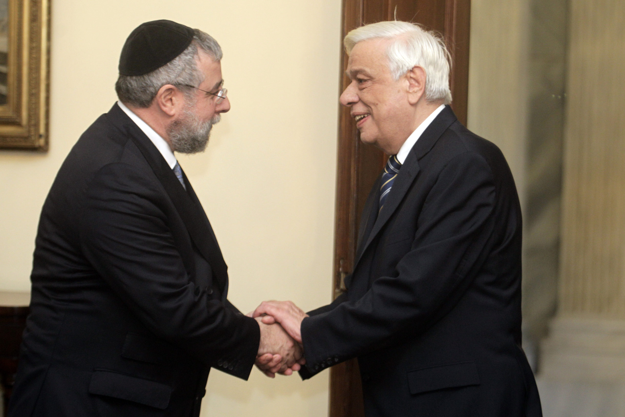 Με Ευρωπαίους Ραββίνους συναντήθηκε ο Παυλόπουλος