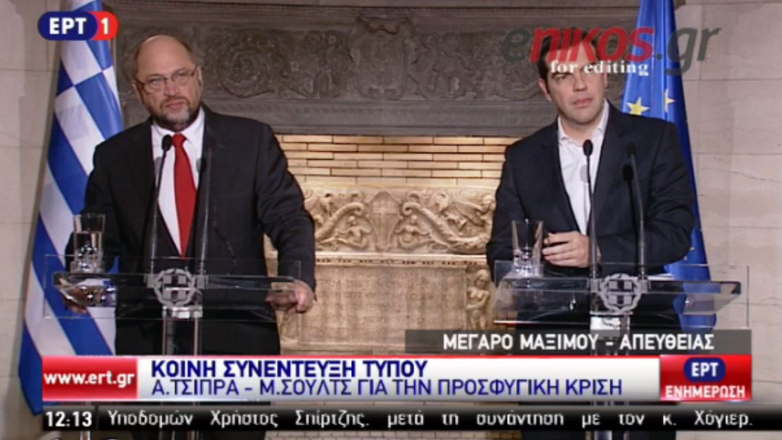 Γιατί η μεταφράστρια απολογήθηκε στους τηλεθεατές την ώρα της συνέντευξης Τσίπρα – Σουλτς – ΒΙΝΤΕΟ