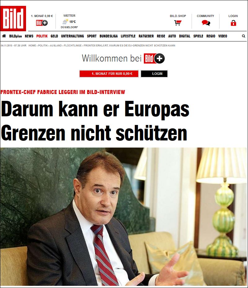 Έκκληση του επικεφαλής της Frontex: Να συλλαμβάνετε μετανάστες…