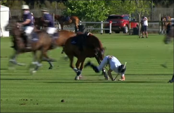 Η… μεγαλειώδης τούμπα του πρίγκιπα Χάρι – ΒΙΝΤΕΟ