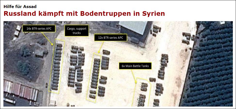 Spiegel: Ρωσικές χερσαίες δυνάμεις επιχειρούν στην Συρία