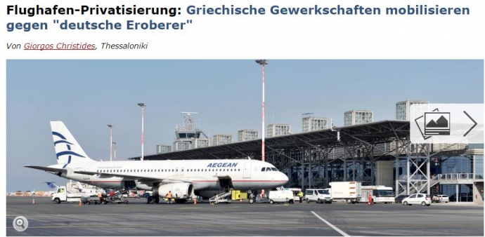 Der Spiegel: Ελληνικά συνδικάτα κατά “Γερμανών κατακτητών”