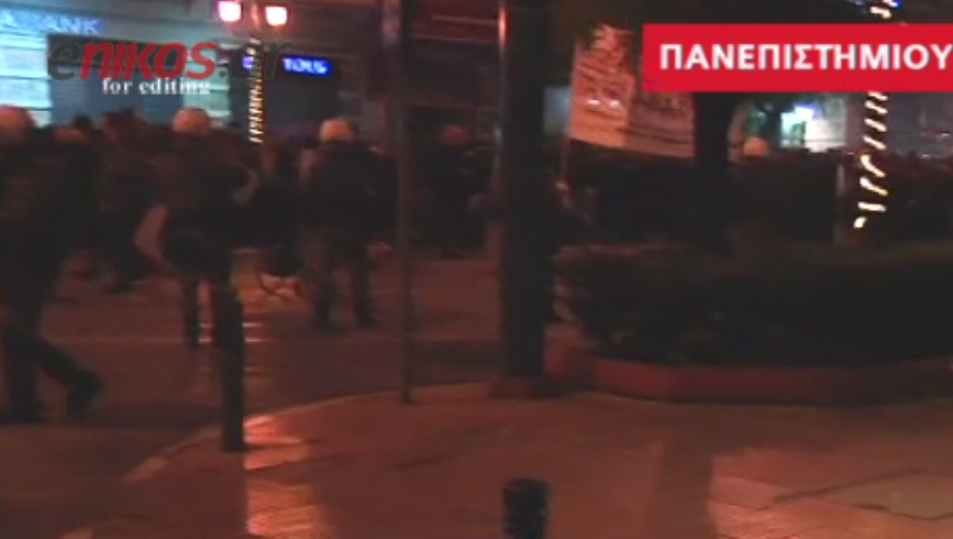 Διασπάστηκε η πορεία στην Αθήνα – ΒΙΝΤΕΟ