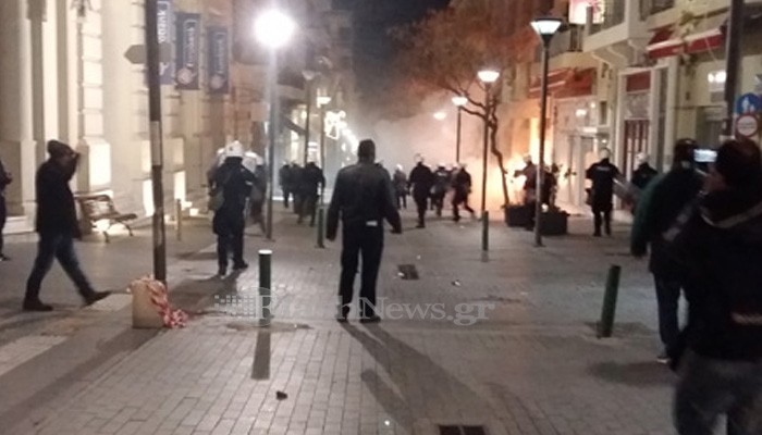 Ένταση στο Ηράκλειο της Κρήτης – ΦΩΤΟ